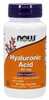 NOW Hyaluronic Acid 50 mg + MSM 60 kap.
