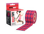 RockTape Кинезиотейп Design / 5см х 5м / Розовый узор