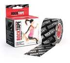 RockTape Кинезиотейп Classic / 5см х 5м / Серебряный логотип